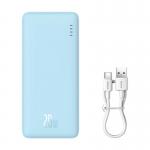 Baterie externa portabila Baseus Airpow 10000 mAh, 20W, USB/USB-C, Cablu USB-C inclus, Albastru 9 - lerato.ro
