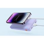 Baterie externa portabila Baseus Airpow 10000 mAh, 20W, USB/USB-C, Cablu USB-C inclus, Mov 6 - lerato.ro