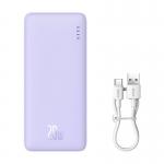 Baterie externa portabila Baseus Airpow 10000 mAh, 20W, USB/USB-C, Cablu USB-C inclus, Mov 5 - lerato.ro