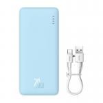 Baterie externa portabila Baseus Airpow 20000 mAh, 20W, USB/USB-C, Cablu USB-C inclus, Albastru 6 - lerato.ro