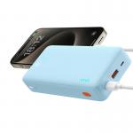 Baterie externa portabila Baseus Airpow 20000 mAh, 20W, USB/USB-C, Cablu USB-C inclus, Albastru 5 - lerato.ro