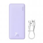Baterie externa portabila Baseus Airpow 20000 mAh, 20W, USB/USB-C, Cablu USB-C inclus, Mov 4 - lerato.ro