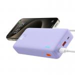 Baterie externa portabila Baseus Airpow 20000 mAh, 20W, USB/USB-C, Cablu USB-C inclus, Mov 5 - lerato.ro