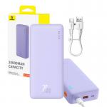 Baterie externa portabila Baseus Airpow 20000 mAh, 20W, USB/USB-C, Cablu USB-C inclus, Mov 6 - lerato.ro