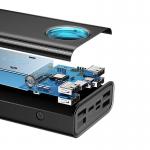 Baterie externa portabila Baseus Amblight, 30000 mAh, 65W, LED, Power Delivery / Quick Charge 3.0, Negru 8 - lerato.ro