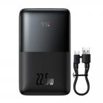 Baterie externa portabila Baseus Bipow Pro 20000 mAh, Digital Display, 22.5W, Cablu USB-C inclus, Negru 7 - lerato.ro