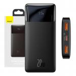 Baterie externa portabila Baseus Bipow 10000 mAh, 2xUSB, 1xUSB-C, Digital Display, 20W, Negru 9 - lerato.ro
