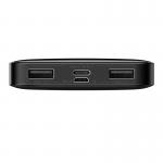Baterie externa portabila Baseus Bipow 10000 mAh, Digital Display, 15W, Cablu MicroUSB inclus, Negru 8 - lerato.ro