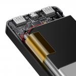 Baterie externa portabila Baseus Bipow 10000 mAh, Digital Display, 15W, Cablu USB-C inclus, Negru 4 - lerato.ro