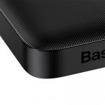 Baterie externa portabila Baseus Bipow 10000 mAh, 2xUSB, 1xUSB-C, Digital Display, 20W, Cablu MicroUSB 25cm inclus, Negru 4 - lerato.ro