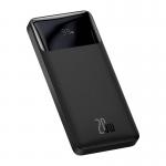 Baterie externa portabila Baseus Bipow 10000 mAh, 2xUSB, 1xUSB-C, Digital Display, 20W, Cablu MicroUSB 25cm inclus, Negru 6 - lerato.ro