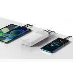 Baterie externa portabila Baseus Bipow 20000 mAh, 2xUSB, 1xUSB-C, Digital Display, 20W, Cablu MicroUSB inclus, Alb 10 - lerato.ro