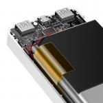 Baterie externa portabila Baseus Bipow 30000 mAh, Digital Display, 15W, Cablu Micro-USB inclus, Alb 4 - lerato.ro