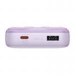Baterie externa portabila Baseus Comet 20000 mAh, Display, 22.5W, Cablu USB-C inclus, Mov 7 - lerato.ro