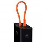 Baterie externa portabila Baseus Elf Digital Display, USB-C si 2x USB, 20000 mAh, 65W, Cablu USB-C atasat, Negru 6 - lerato.ro