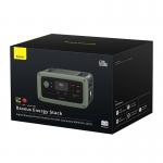 Baterie externa Baseus Energy Stack, 180000 mAh, 600W, 8 Porturi, Display, Verde 12 - lerato.ro