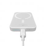 Baterie externa portabila Baseus Magnetic Mini Air, 6000 mAh, Compatibila MagSafe, 20W, Cablu USB-C 50cm inclus, Alb 13 - lerato.ro