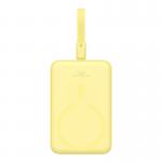 Baterie externa portabila Baseus Magnetic Mini 20W, 10000 mAh, USB-C, Compatibila MagSafe, Incarcare Wireless 15W, Cablu Lightning integrat, Galben 11 - lerato.ro