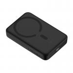 Baterie externa portabila Baseus Magnetic Mini, Incarcare Wireless, Fast Charge 30W, 10000 mAh, Cablu USB-C inclus, Negru 3 - lerato.ro