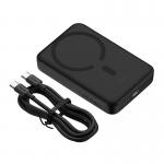 Baterie externa portabila Baseus Magnetic Mini, Incarcare Wireless, Fast Charge 30W, 10000 mAh, Cablu USB-C inclus, Negru 5 - lerato.ro