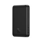 Baterie externa portabila Baseus Magnetic Mini, Incarcare Wireless, Fast Charge 20W, 10000 mAh, Cablu USB-C inclus, Negru 3 - lerato.ro