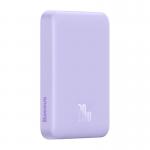 Baterie externa portabila Baseus Magnetic Mini, Incarcare Wireless, Fast Charge 20W, 10000 mAh, Cablu USB-C inclus, Mov 9 - lerato.ro