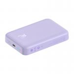Baterie externa portabila Baseus Magnetic Mini, Incarcare Wireless, Fast Charge 20W, 10000 mAh, Cablu USB-C inclus, Mov 4 - lerato.ro