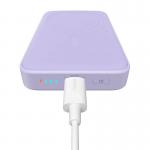 Baterie externa portabila Baseus Magnetic Mini, Incarcare Wireless, Fast Charge 20W, 10000 mAh, Cablu USB-C inclus, Mov 3 - lerato.ro