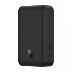 Baterie externa portabila Baseus Magnetic Mini, Incarcare Wireless, Fast Charge 20W, 20000 mAh, Cablu USB-C inclus, Negru 7 - lerato.ro