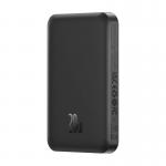 Baterie externa portabila Baseus Magnetic Mini 20W, 5000 mAh, USB-C, Incarcare Wireless 15W, Negru 5 - lerato.ro