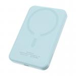 Baterie externa portabila Baseus Magnetic Mini 20W, 5000 mAh, USB-C, Incarcare Wireless 15W, Albastru 8 - lerato.ro