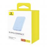 Baterie externa portabila Baseus Magnetic Mini 20W, 5000 mAh, USB-C, Incarcare Wireless 15W, Albastru 12 - lerato.ro