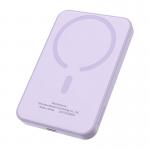 Baterie externa portabila Baseus Magnetic Mini 20W, 5000 mAh, USB-C, Incarcare Wireless 15W, Mov 8 - lerato.ro