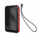 Baterie externa portabila Baseus Mini S Bracket, Incarcare Wireless, 10000 mAh, Black/Red 10 - lerato.ro