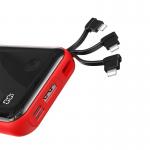 Baterie externa portabila cu cablu Lightning Baseus Mini S Digital Display 10000 mAh Red 6 - lerato.ro