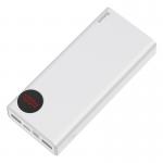 Baterie externa portabila Baseus Mulight 20000 mAh, Power Delivery / Quick Charge 3.0 White