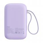 Baterie externa portabila Baseus Qpow 2, 10000 mAh, 30W, Cablu USB-C integrat, Mov 12 - lerato.ro