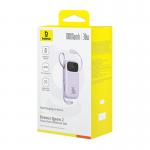 Baterie externa portabila Baseus Qpow 2, 10000 mAh, 30W, Cablu USB-C integrat, Mov 7 - lerato.ro