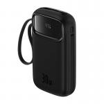 Baterie externa portabila Baseus Qpow 2, 20000 mAh, 30W, Cablu USB-C integrat, Negru 9 - lerato.ro