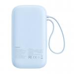 Baterie externa portabila Baseus Qpow 2, 20000 mAh, 30W, Cablu USB-C integrat, Albastru 10 - lerato.ro
