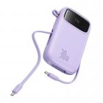 Baterie externa portabila Baseus Qpow 2, 20000 mAh, 30W, Cablu USB-C integrat, Mov 9 - lerato.ro