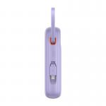 Baterie externa portabila Baseus Qpow 2, 20000 mAh, 30W, Cablu USB-C integrat, Mov 11 - lerato.ro