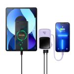 Baterie externa portabila Baseus Qpow Pro Digital Display, 10000 mAh, 20W, Cablu Lightning, Mov 9 - lerato.ro