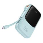 Baterie externa portabila Baseus Qpow Pro Digital Display, 10000 mAh, 22.5W, Cablu USB-C, Albastru 5 - lerato.ro