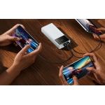 Baterie externa 20000 mAh Baseus Star-Lord, PD QC 22.5W, 2xUSB, 1xUSB-C, 1xMicroUSB, Afisaj led, Cablu inclus, Alb 9 - lerato.ro