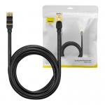 Cablu retea Baseus Ethernet, Cat. 7, Mufat 2xRJ45, S/FTP, Lungime 5m, 10Gbps, Negru 6 - lerato.ro