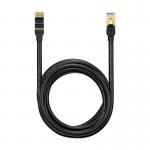 Cablu retea Baseus Ethernet, Cat. 7, Mufat 2xRJ45, S/FTP, Lungime 5m, 10Gbps, Negru 2 - lerato.ro