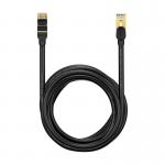 Cablu retea Baseus Ethernet, Cat. 7, Mufat 2xRJ45, S/FTP, Lungime 10m, 10Gbps, Negru 2 - lerato.ro