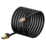 Cablu retea Baseus Ethernet, Cat. 7, Mufat 2xRJ45, S/FTP, Lungime 10m, 10Gbps, Negru 5 - lerato.ro