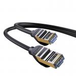 Cablu retea Baseus Ethernet, Cat. 7, Mufat 2xRJ45, S/FTP, Lungime 20m, 10Gbps, Negru 3 - lerato.ro